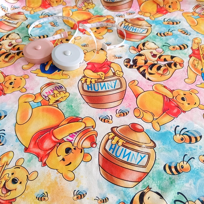 Winnie%20the%20Pooh%20Likralı%20Süprem%20Penye%20Kumaş%20-%20En:185cm