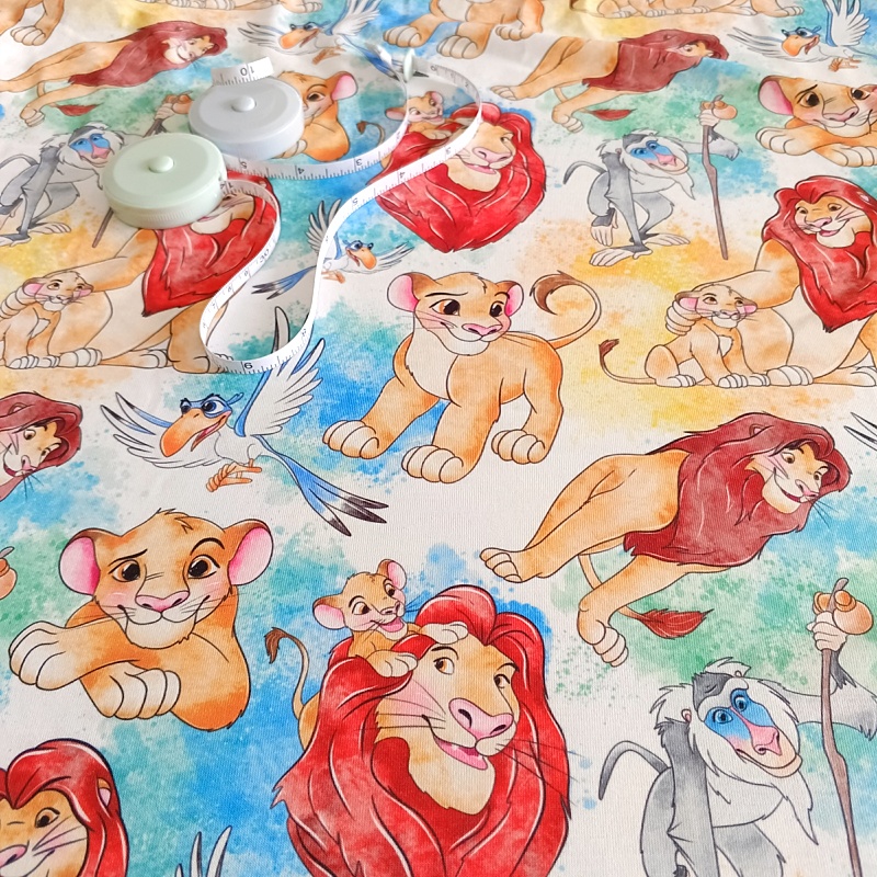 Lion%20King%20Likralı%20Süprem%20Penye%20Kumaş%20-%20En:185cm