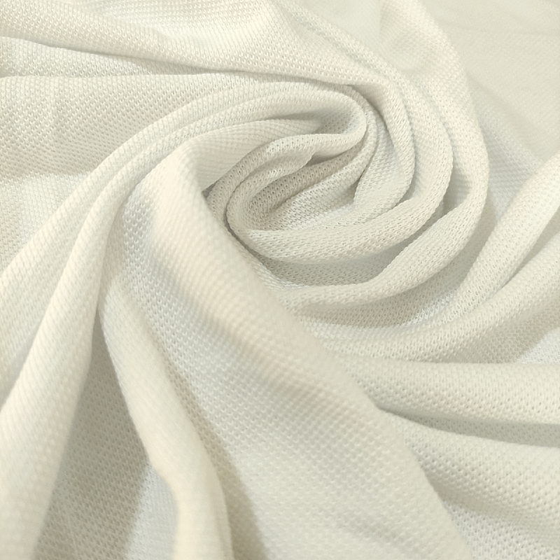 Beyaz Modal Lacoste Penye Kumaş - En:80cm Boy:70cm