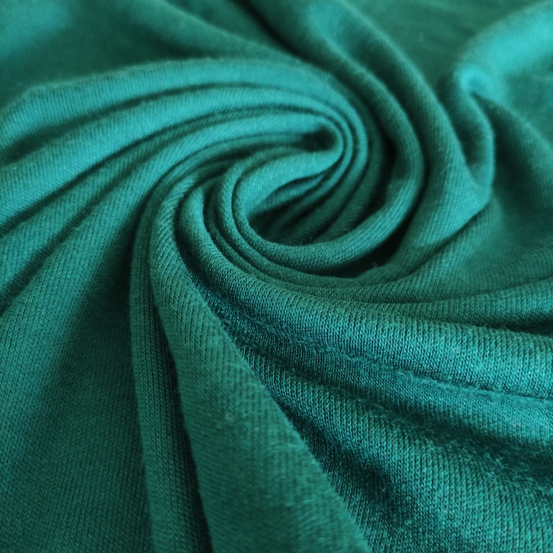Zümrüt Yeşil Likralı Yumoş Modal Süprem Penye Kumaş - En:200cm Boy:100cm