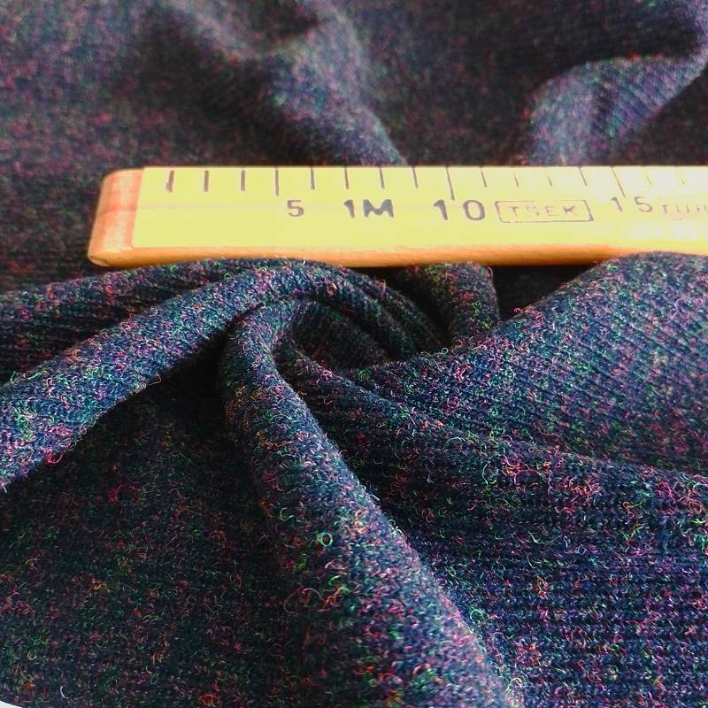 Zara İnce Püskül Renkli Triko Penye Kumaş - En:160cm Boy:75cm