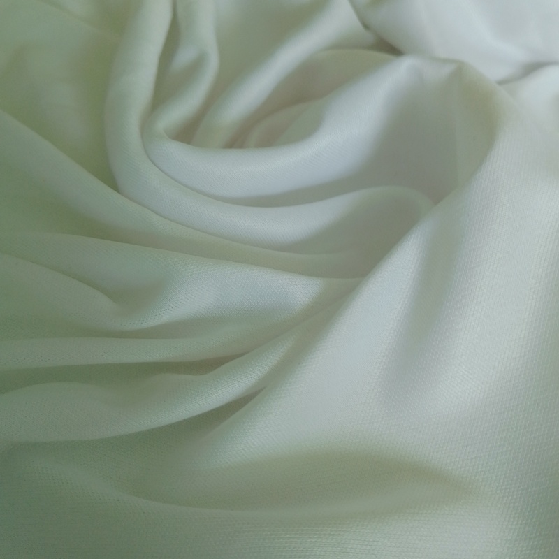 Beyaz İpek Astar Kumaş - En:160cm