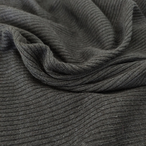 Zara Siyah Kadife Penye Kumaş-150x60