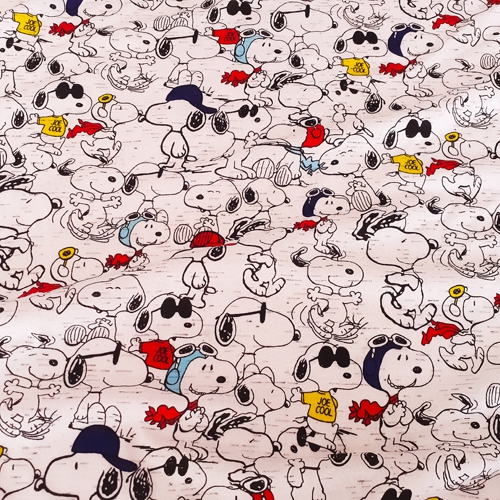 Orjinal Lisanslı Snoopy Penye Kumaş