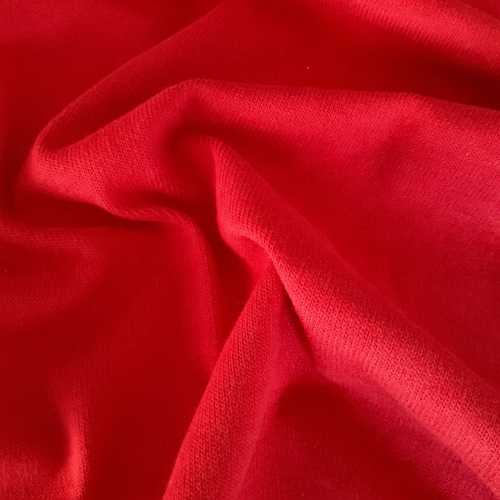 Kırmızı 2 İplik Penye Kumaş-150x80