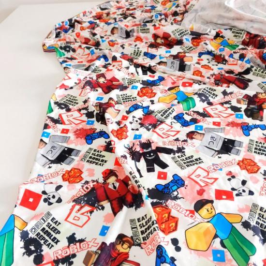 Roblox Likralı Süprem Penye Kumaş - En:185cm