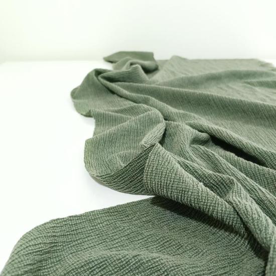 Zara Haki Dokulu Krep Kumaş - En:160cm Boy:60cm