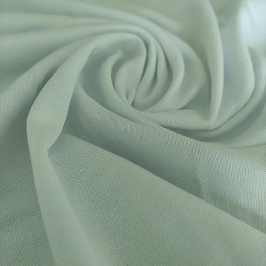 Beyaz Likralı Modal Süprem Penye Kumaş - En:180cm Boy:60cm