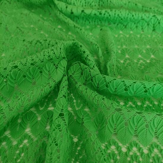 Zara Yeşil Örgü Krep Kumaş - En:180cm Boy:90cm