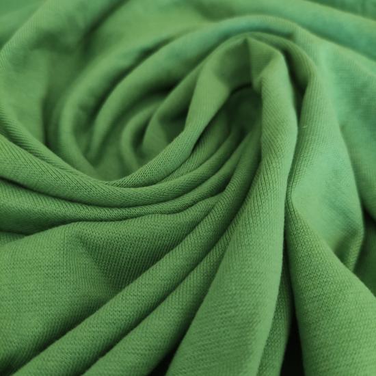 Yeşil Likralı Modal Süprem Penye Kumaş - En:120cm Boy:100cm