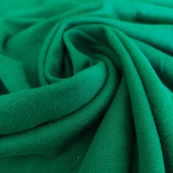 Zümrüt Yeşil Likralı Modal Süprem Penye Kumaş - En:180cm Boy:150cm