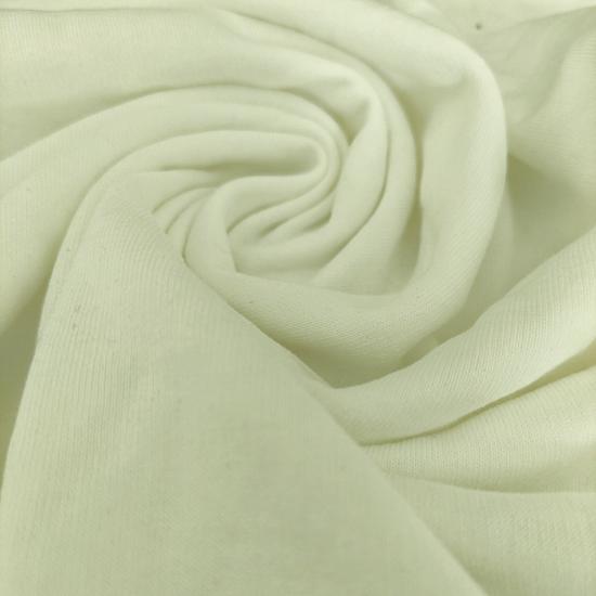 Beyaz Üç İplik Şardonlu Penye Kumaş - En:160cm Boy:60cm