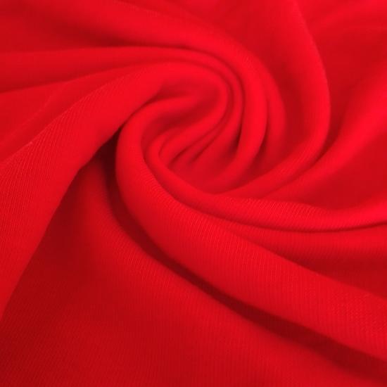Kırmızı Üç İplik Şardonsuz Penye Kumaş - En:120cm Boy:100cm