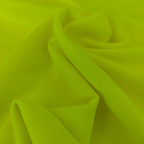 Neon Sarı İki İplik Penye Kumaş-200x140