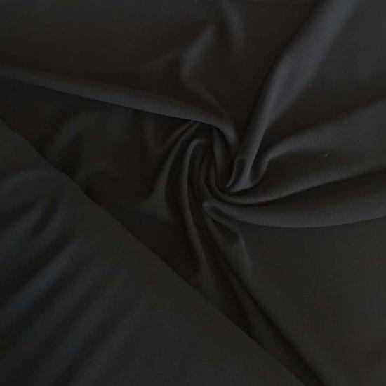 Siyah Likralı Modal Süprem Penye Kumaş - En:180cm Boy:60cm