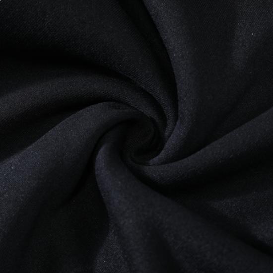 Siyah Üç İplik Şardonlu Penye Kumaş-180x60