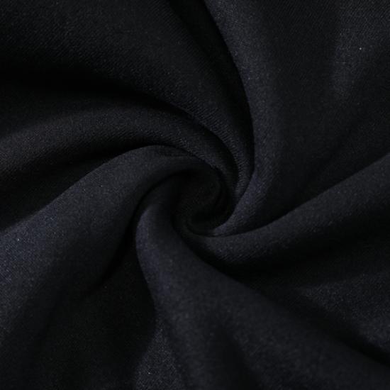 Siyah Üç İplik Penye Kumaş-200x90