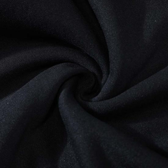 Siyah Üç İplik Şardonlu Penye Kumaş - En:130cm Boy:60cm